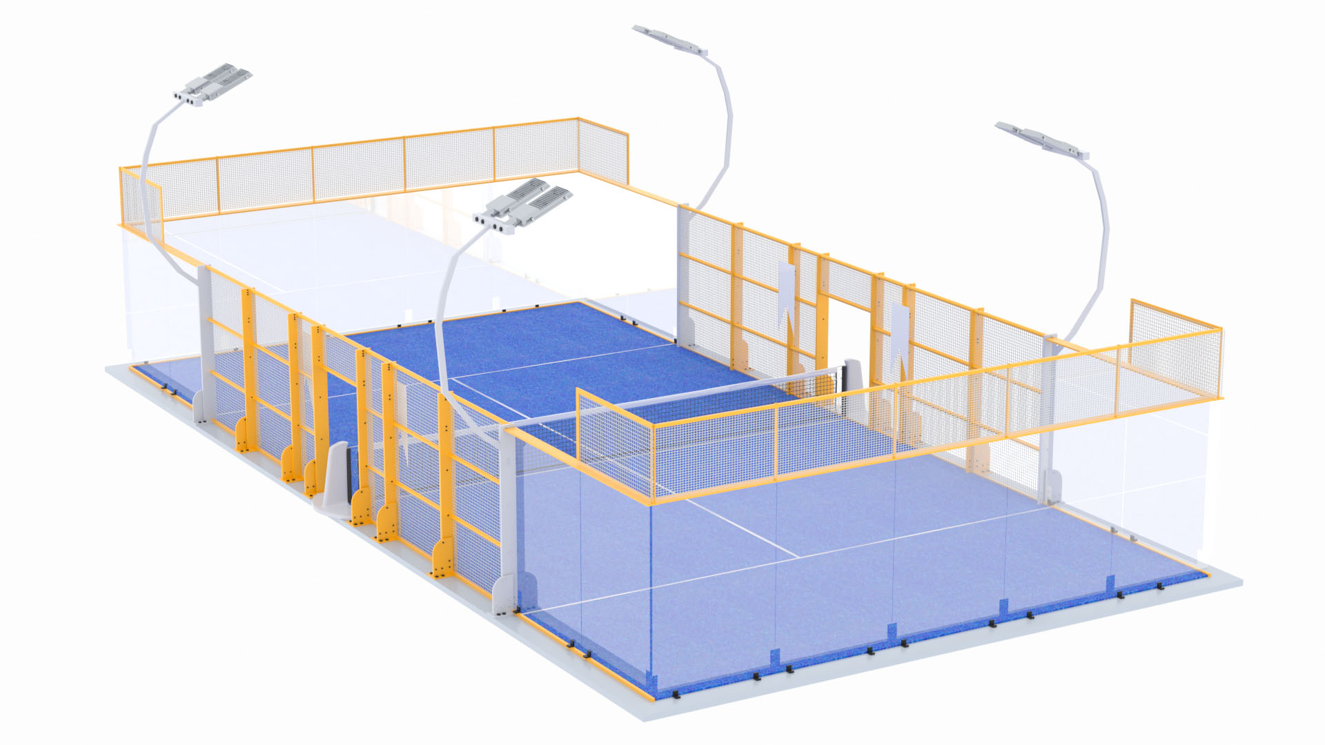 Classic Panoramic Padel Court H003
