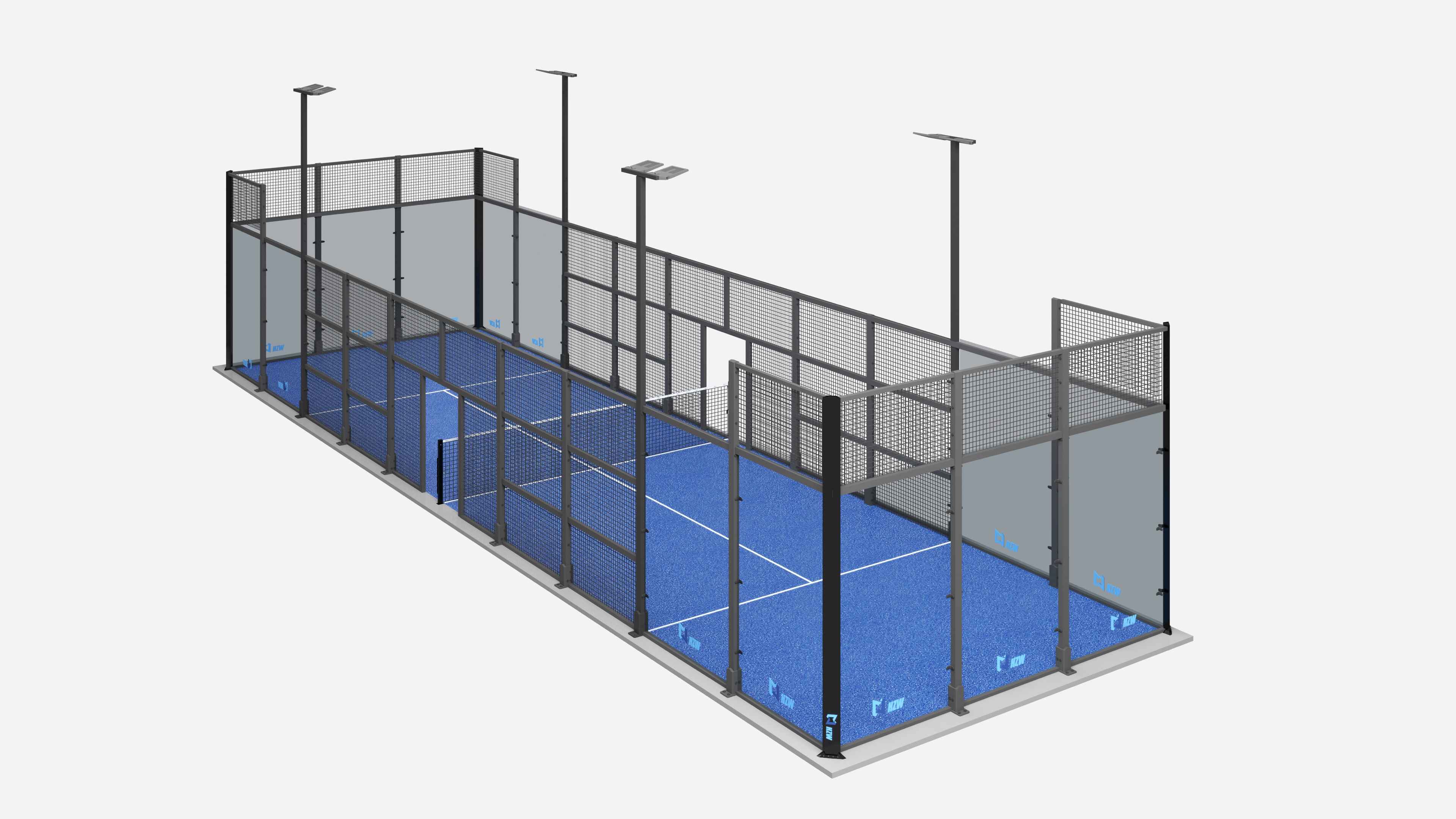 Full View Panoramic Padel Court H002